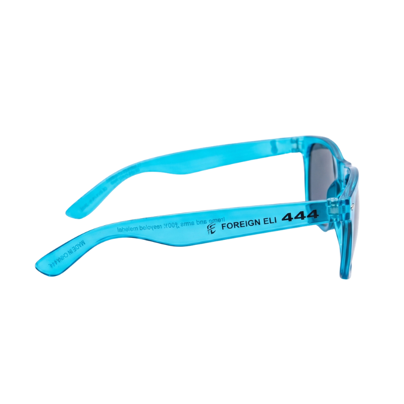 444 Foreign Eli Sunglasses - Translucent Blue